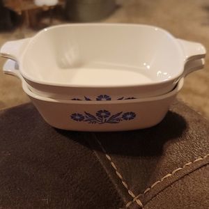 VINTAGE cornflower corning ware p-41